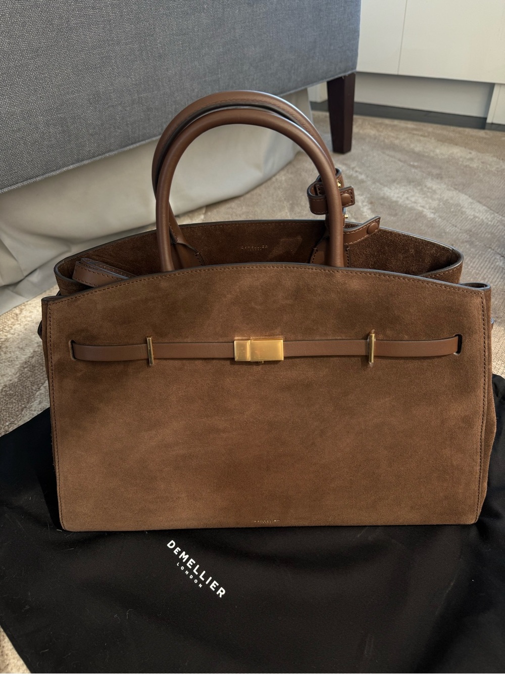 Demellier The Hudson Suede Tote - Picture 2 of 14